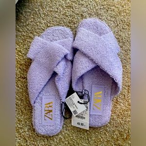 Brand new Womens terry cloth slides